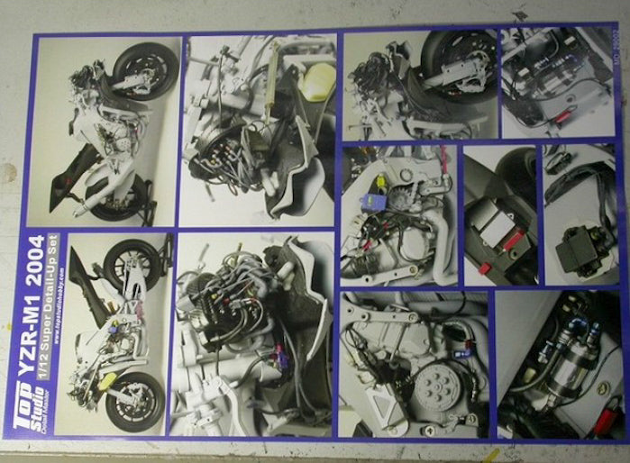 Top Studio - YZR-M1 2004 Super Detail-up Set - 1/12