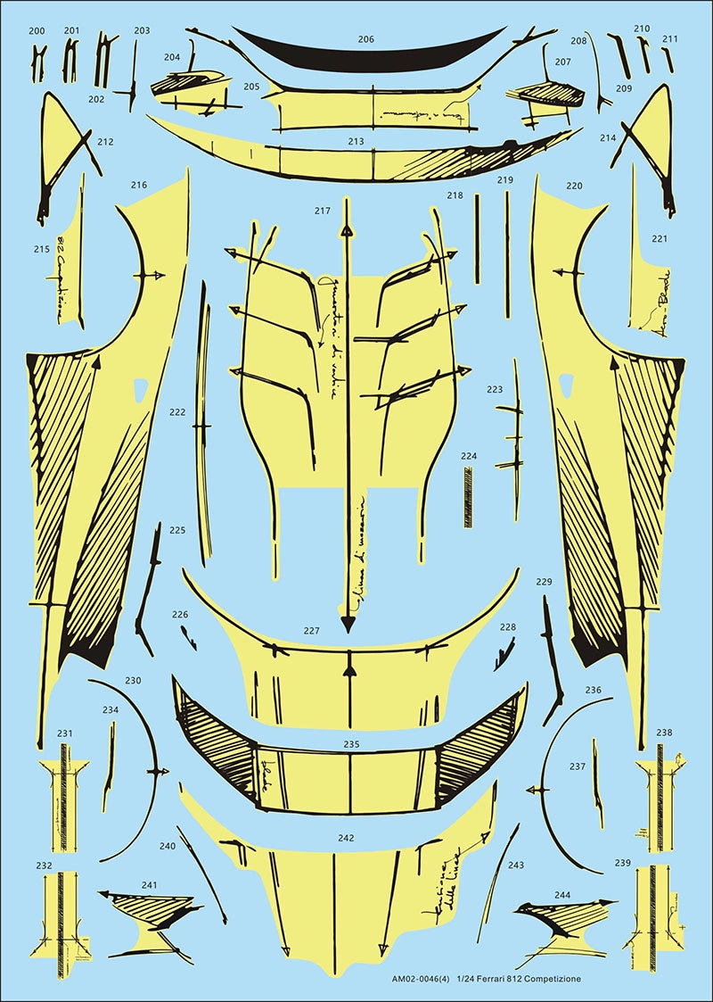 Alpha Model - Ferrari 812 Competizione - 1/24