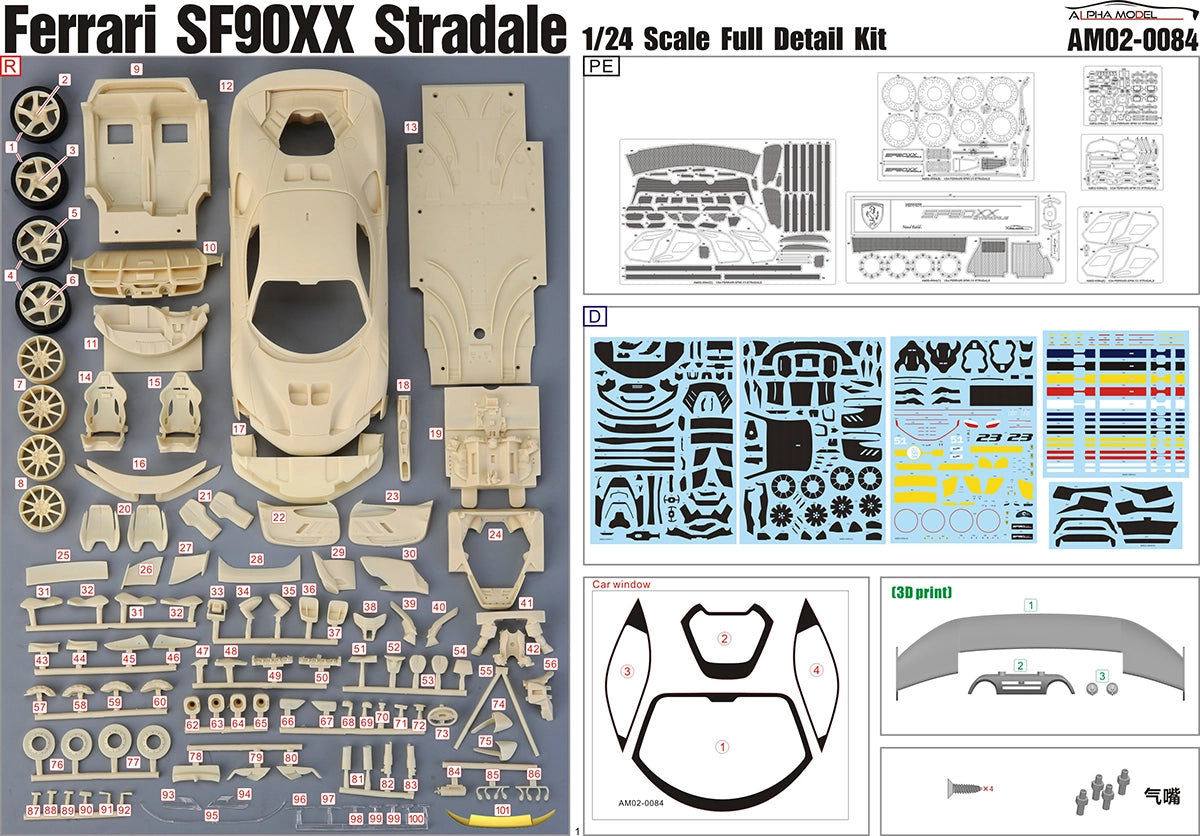 Alpha Model - Ferrari SF900XX Stradale - 1/24